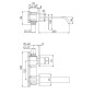 Steinberg 135 - Mitigeur de lavabo encastré, 2 trous, rose gold 135 1814 3 RG