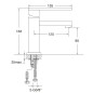 Steinberg 160 - Mitigeur de lavabo, nickel brossé 160 1010 BN