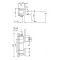 Steinberg 160 - Mitigeur de lavabo encastré, 2 trous, nickel brossé 160 1814 3 BN