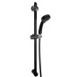 Novaservis Sets de douche - Colonne avec tête de douche, 3 jets, flexible et barre, noir KIT602,5