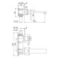 Steinberg 160 - Mitigeur de lavabo encastré, 2 trous, rose gold 160 1814 3 RG