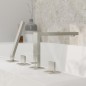 Steinberg 160 - Mitigeur pour montage sur bord de baignoire, 4 trous, nickel brossé 160 2402 BN