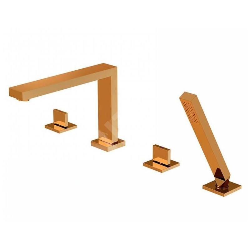 Steinberg 160 - Mitigeur pour montage sur bord de baignoire, 4 trous, rose gold 160 2402 RG