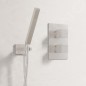 Steinberg 160 - Mitigeur thermostatique encastré, 2 sorties, nickel brossé 160 4133 3 BN