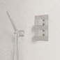 Steinberg 160 - Mitigeur thermostatique encastré, 2 sorties, nickel brossé 160 4133 3 BN