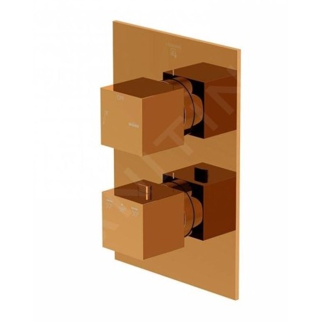 Steinberg 160 - Mitigeur thermostatique encastré pour 2 sorties, rose gold 160 4133 3 RG