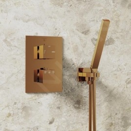 Steinberg 160 - Mitigeur thermostatique encastré pour 2 sorties, rose gold 160 4133 3 RG