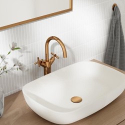 Steinberg 250 - Mitigeur de lavabo avec garniture de vidage, rose gold 250 1550 RG