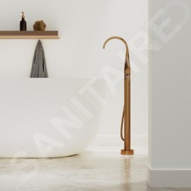 Steinberg 280 - Mitigeur de baignoire, montage au sol, rose gold 280 1162 RG