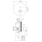 Steinberg 280 - Mitigeur encastré pour 2 sorties, rose gold 280 2103 3 RG