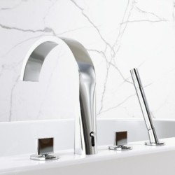 Steinberg 280 - Mitigeur pour montage sur bord de baignoire, 4 trous, chrome 280 2400
