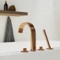 Steinberg 280 - Mitigeur pour montage sur bord de baignoire, 4 trous, rose gold 280 2400 RG