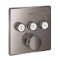 Grohe Grohtherm SmartControl - Mitigeur thermostatique encastré avec 3 soupapes, Hard Graphite 29126A00 Grohe Grohtherm SmartControl - Mitigeur thermostatique encastré avec 3 soupapes, Hard Graphite 29126A00