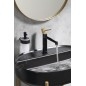 Sapho Solaris - Mitigeur de lavabo, noir mat/doré WD002G