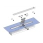 I-Drain Linear 54 - Caniveau de douche ABS avec étanchéité, longueur 600 mm IDABS4M06001X1 I-Drain Linear 54 - Caniveau de douche ABS avec étanchéité, longueur 600 mm IDABS4M06001X1