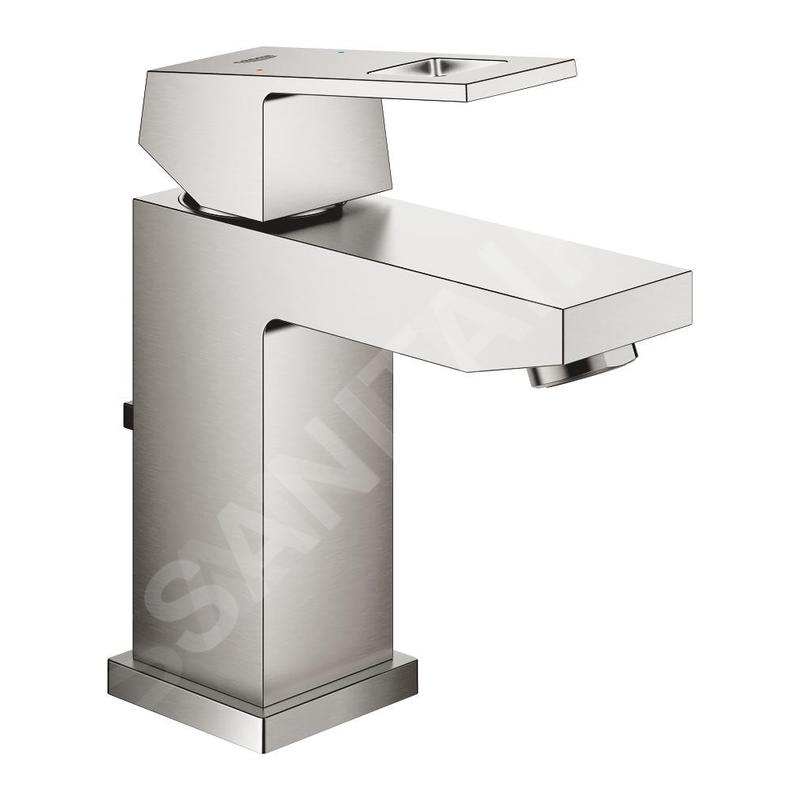 Grohe Eurocube - Mitigeur de lavabo avec vidage, supersteel 23127DC0