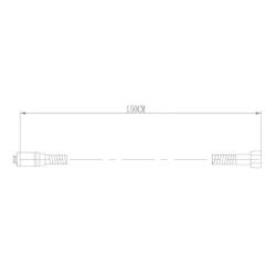 Sapho Lux - Flexible de douche, extensible 150-180 cm, chrome FSACC293