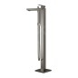 Grohe Eurocube - Mitigeur de baignoire à monter au sol avec accessoires, Hard Graphite brossé 23672AL1