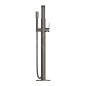 Grohe Lineare - Mitigeur de baignoire à monter au sol avec accessoires, Hard Graphite brossé 23792AL1