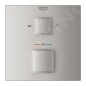 Grohe Grohtherm Cube - Mitigeur thermostatique encastré pour 2 sorties, supersteel 24155DC0
