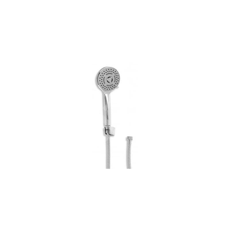 Novaservis Sets de douche - Set tête de douche 80, 3 jets, support et flexible, chrome MINI857,0