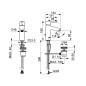Hansa Vantis - Mitigeur de lavabo avec vidage, chrome 52562267