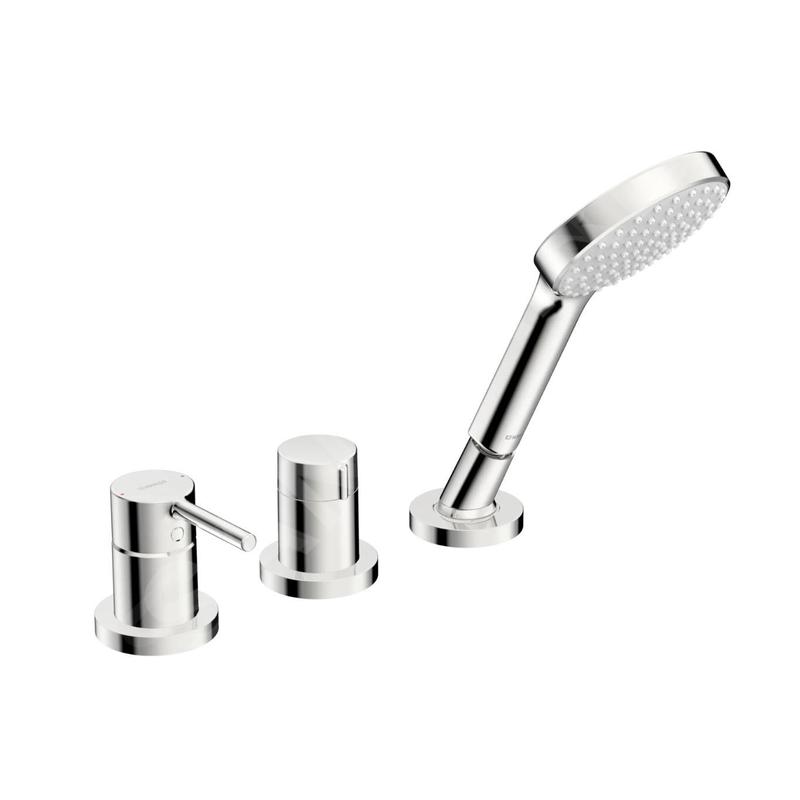 Hansa Vantis Style - Mitigeur pour le bord de baignoire à 3 trous, chrome 54709007