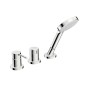 Hansa Vantis Style - Mitigeur pour le bord de baignoire à 3 trous, chrome 54709007