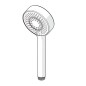 Hansa Basicjet - Douchette 95, 3 jets, chrome 44630300