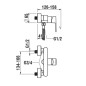Laufen Neja - Mitigeur de douche, chrome H3315170041311