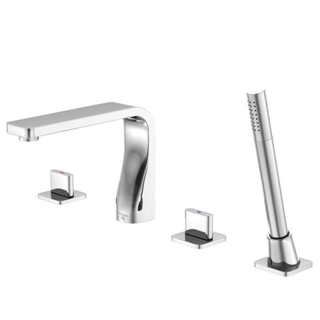Steinberg 230 - Mitigeur pour rebord de baignoire, installation à 4 trous, chrome 230 2400