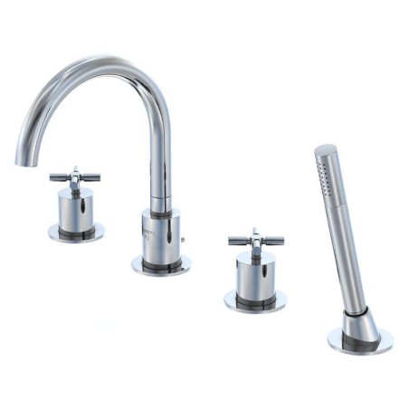 Steinberg 250 - Mitigeur pour rebord de baignoire, installation à 4 trous, chrome 250 2400