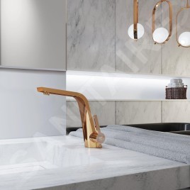 Steinberg 260 - Mitigeur de lavabo avec vidage, or rose 260 1000 1 RG