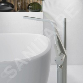 Steinberg 260 - Mitigeur de baignoire à monter au sol, nickel brossé 260 1162 BN