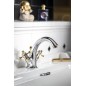 Sapho Antea - Mitigeur de lavabo Antea, avec bonde, chrome/doré 3272