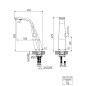 Steinberg 260 - Mitigeur de lavabo, nickel brossé 260 1700 1 BN