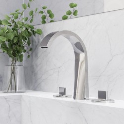 Steinberg 280 - Mitigeur de lavabo avec vidage, installation à 3 trous, chrome 280 2000