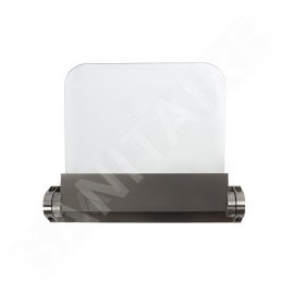 Reming Accessoires en inox - Strapontin rabattable, verre/inox brossé ALT6