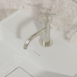 Steinberg 250 - Robinet de lavabo, nickel brossé 250 2500 BN