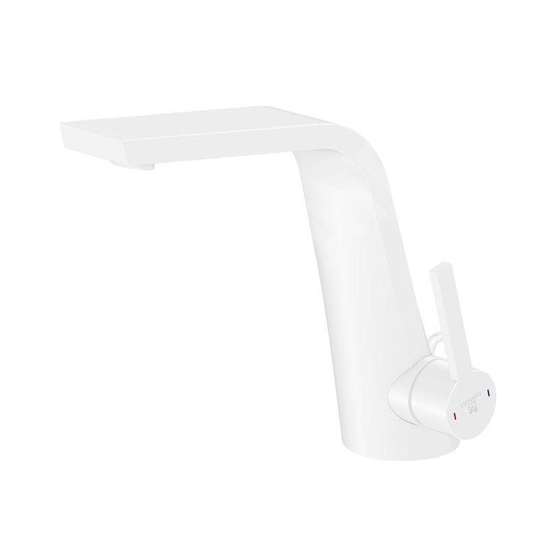 Steinberg 260 - Mitigeur de lavabo avec vidage, blanc mat 260 1000 1 W