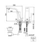 Steinberg 260 - Mitigeur de lavabo avec vidage, blanc mat 260 1000 1 W