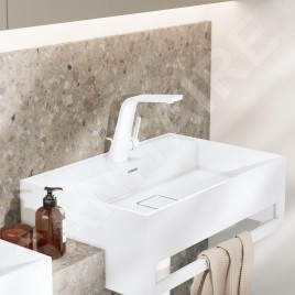 Steinberg 260 - Mitigeur de lavabo avec vidage, blanc mat 260 1000 1 W