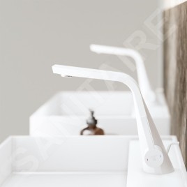 Steinberg 260 - Mitigeur de lavabo avec vidage, blanc mat 260 1000 1 W