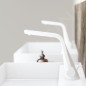 Steinberg 260 - Mitigeur de lavabo avec vidage, blanc mat 260 1000 1 W