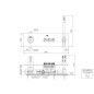 Steinberg 390 - Mitigeur thermostatique à encastrer, 3 sorties, avec corps d’encastrement, chrome 390 4232 2