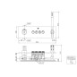 Steinberg 390 - Mitigeur thermostatique à encastrer, 4 sorties, avec corps d’encastrement, noir 390 4242 2 S