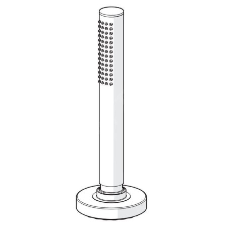 Hansa Stilo - Tête de douche pour bord de baignoire, chrome 53549470