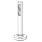 Hansa Stilo - Tête de douche pour bord de baignoire, chrome 53549470
