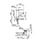 Keuco Plan blue - Mitigeur de lavabo avec vidage, chrome 53902010001