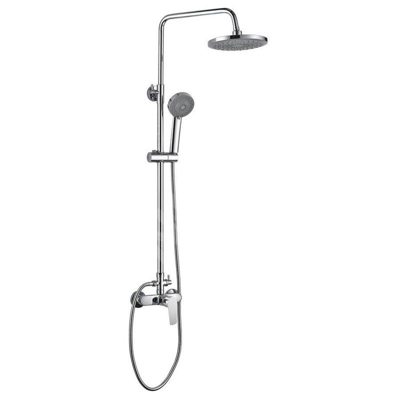 Aqualine Lotta - Set de douche avec mitigeur, 4 jets, chrome LT690 Aqualine Lotta - Set de douche avec mitigeur, 4 jets, chrome LT690